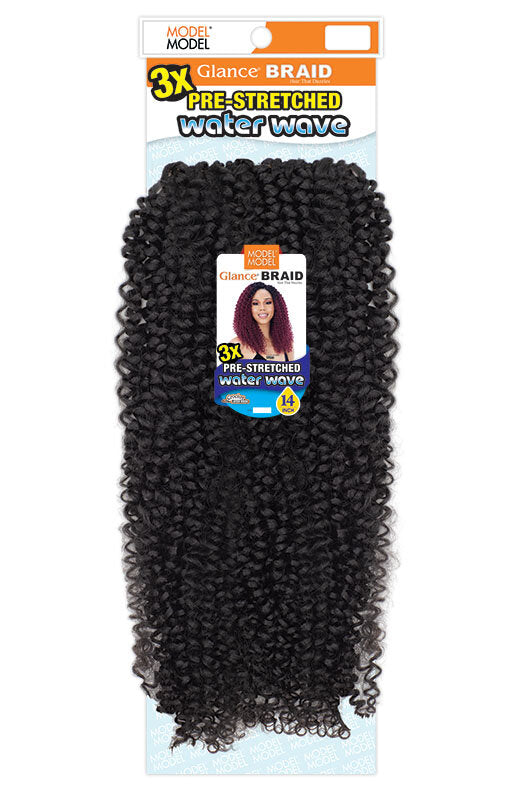GLANCE 3X PRE-STRETCHED WATER WAVE 14"